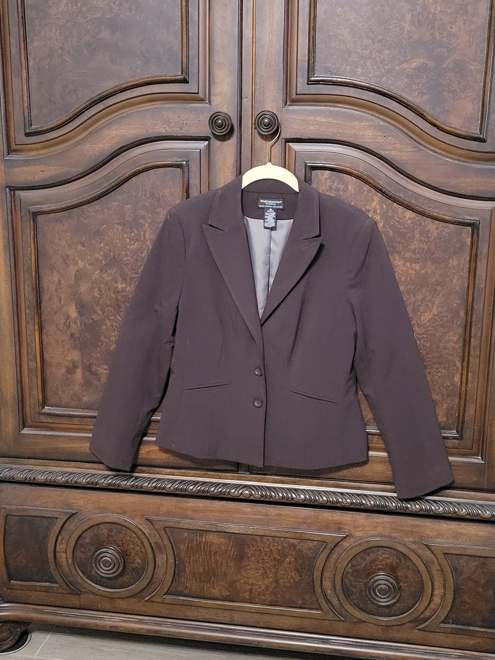 Women’s Brown Tailored Blazer Jacket 8P